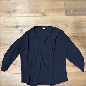 Ashley Blue Midnight V-Neck Top